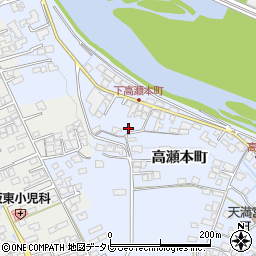 大分県日田市高瀬本町534-3周辺の地図