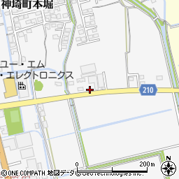 佐賀県神埼市神埼町本堀3003周辺の地図