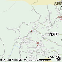 大分県日田市内河野266周辺の地図
