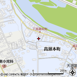 大分県日田市高瀬本町534周辺の地図