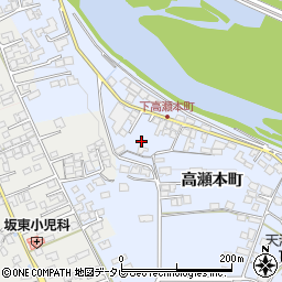 大分県日田市高瀬本町536-4周辺の地図