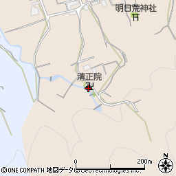福岡県久留米市草野町吉木1841周辺の地図