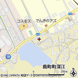 長崎県佐世保市鹿町町深江310-16周辺の地図