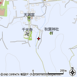 福岡県久留米市山本町周辺の地図