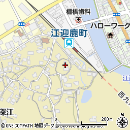 長崎県佐世保市鹿町町深江22周辺の地図