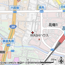 福岡県久留米市西町1384周辺の地図