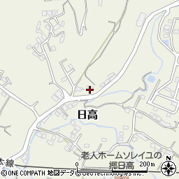 大分県日田市日高1634-3周辺の地図