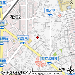 福岡県久留米市西町933周辺の地図