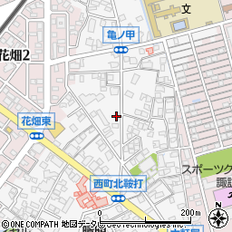 福岡県久留米市西町1029周辺の地図