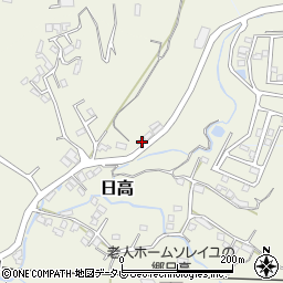 大分県日田市日高1613-4周辺の地図
