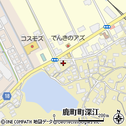 長崎県佐世保市鹿町町深江310-19周辺の地図