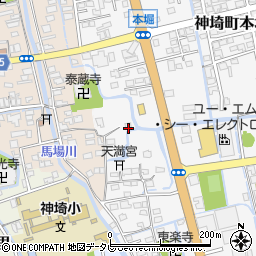 佐賀県神埼市神埼町本堀3239周辺の地図