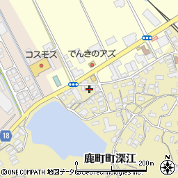 長崎県佐世保市鹿町町深江310-13周辺の地図