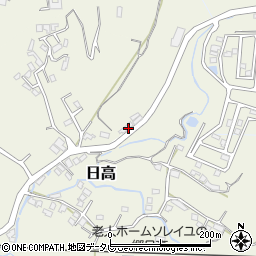 大分県日田市日高1613-6周辺の地図