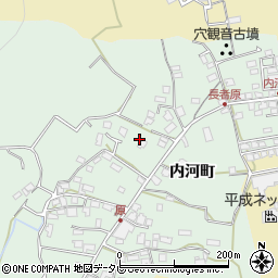 大分県日田市内河野63周辺の地図