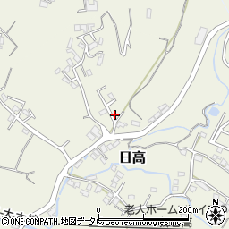 大分県日田市日高1625-5周辺の地図