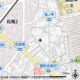 福岡県久留米市西町1017周辺の地図