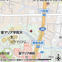 福岡県久留米市津福本町326周辺の地図