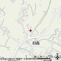 大分県日田市日高1625-6周辺の地図