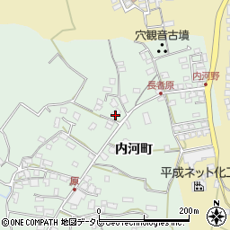 大分県日田市内河野61周辺の地図