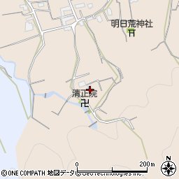 福岡県久留米市草野町吉木1832周辺の地図