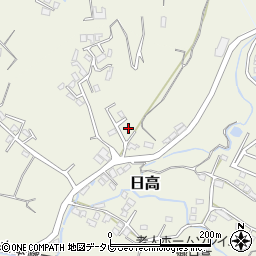 大分県日田市日高1625-8周辺の地図