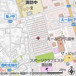 諏訪野町駐車場周辺の地図