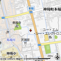 佐賀県神埼市神埼町本堀3242周辺の地図