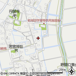 佐賀県上峰町（三養基郡）前牟田周辺の地図