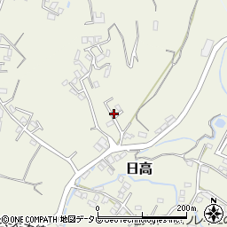 大分県日田市日高1625-7周辺の地図