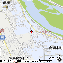 大分県日田市高瀬本町518-1周辺の地図