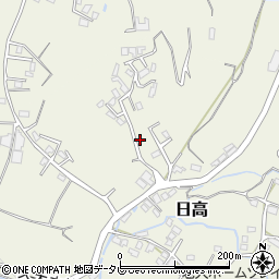 大分県日田市日高1619-14周辺の地図
