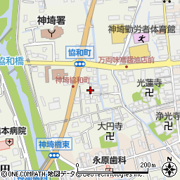 佐賀県神埼市神埼町枝ヶ里周辺の地図