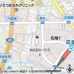 福岡県久留米市西町1388-2周辺の地図