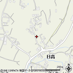 大分県日田市日高1619-16周辺の地図