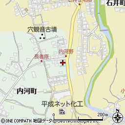 大分県日田市内河野205-7周辺の地図