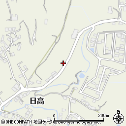 大分県日田市日高1641-7周辺の地図