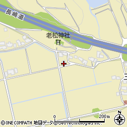 佐賀県小城市東分515周辺の地図