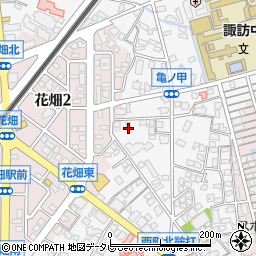 福岡県久留米市西町1014周辺の地図