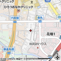 福岡県久留米市西町1373周辺の地図