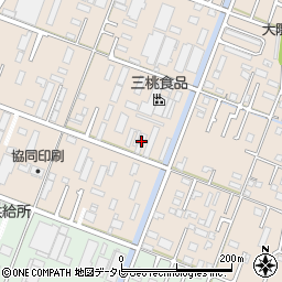 久留米タクシー株式会社　配車センター周辺の地図