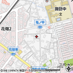 福岡県久留米市西町1019周辺の地図