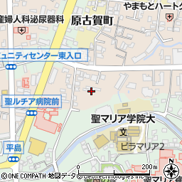 福岡銀行久留米寮周辺の地図