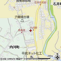 大分県日田市内河野204-7周辺の地図