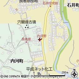大分県日田市内河野204-1周辺の地図