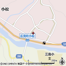 三島簡易郵便局周辺の地図