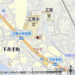 下井手町公民館周辺の地図