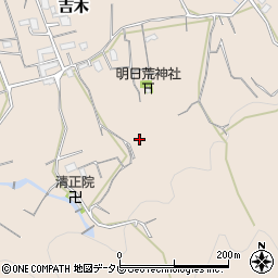 福岡県久留米市草野町吉木1863周辺の地図