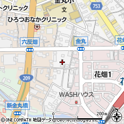 福岡県久留米市西町1370-1周辺の地図