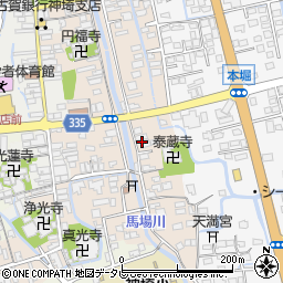 佐賀県神埼市神埼町神埼周辺の地図